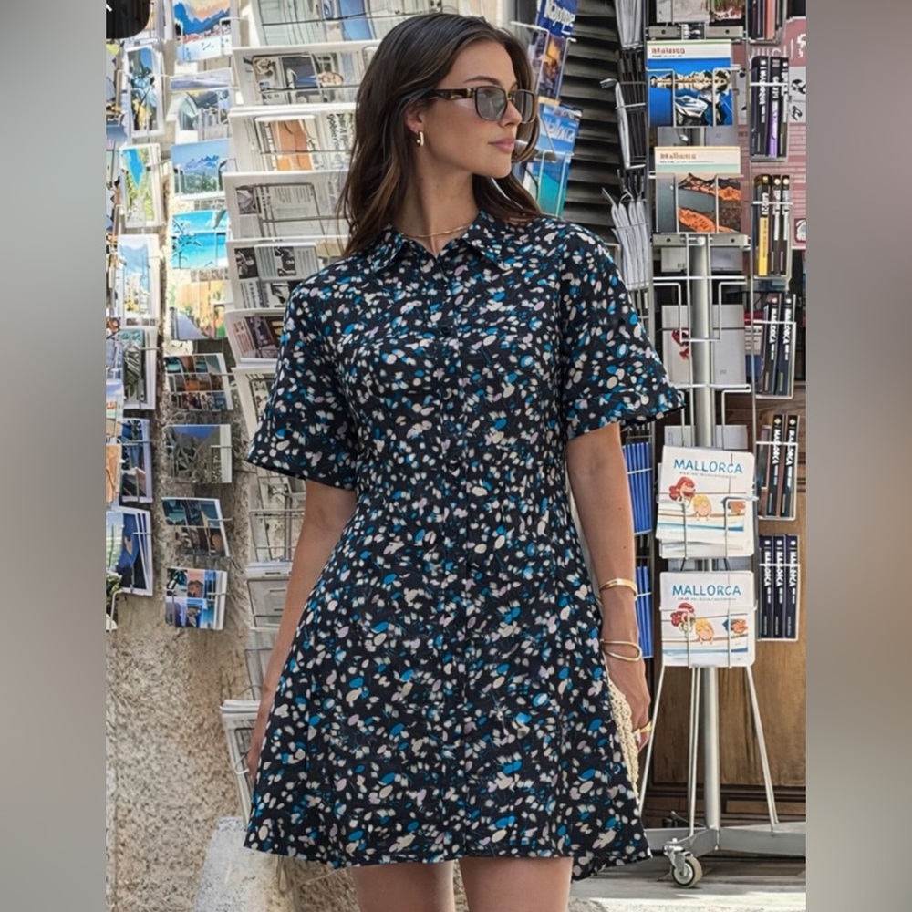 ✨Marni Printed Mini Shirt Dress✨